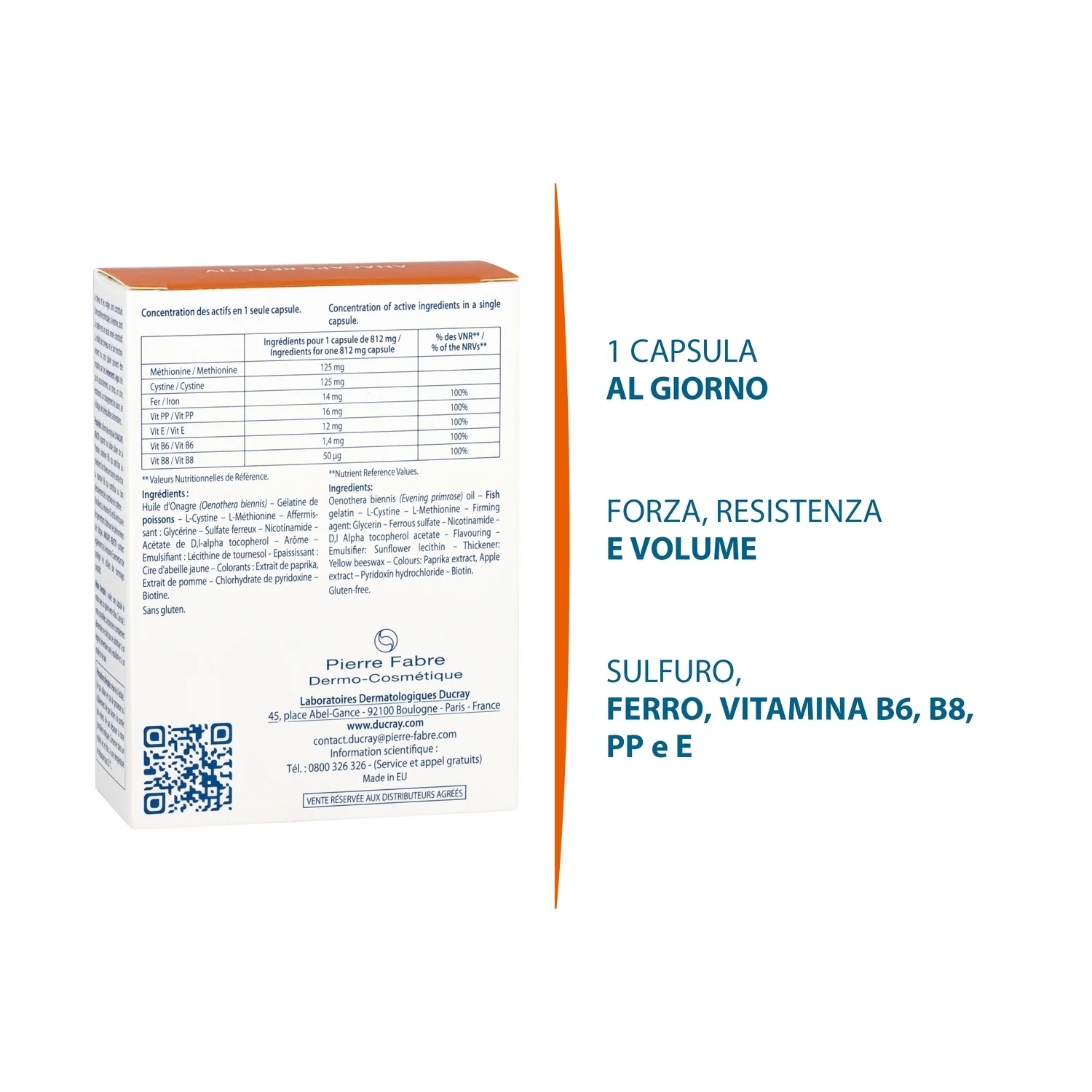 Anticaduta Anacaps - reactiv - Integratore Unghie e Capelli
