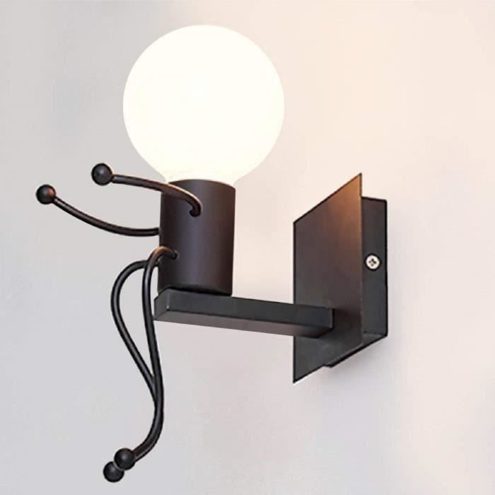 Wall Sconce - Vintage Black - E27 - 40W - Indoor - Bedroom/Café