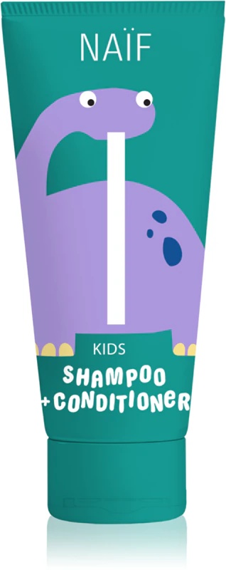„Naif Kids“ šampūnas + kondicionierius vaikams