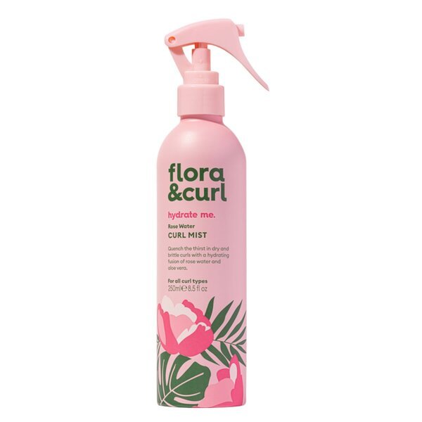 Flora & Curl meglica za kodre z rožno vodo<br>250ml