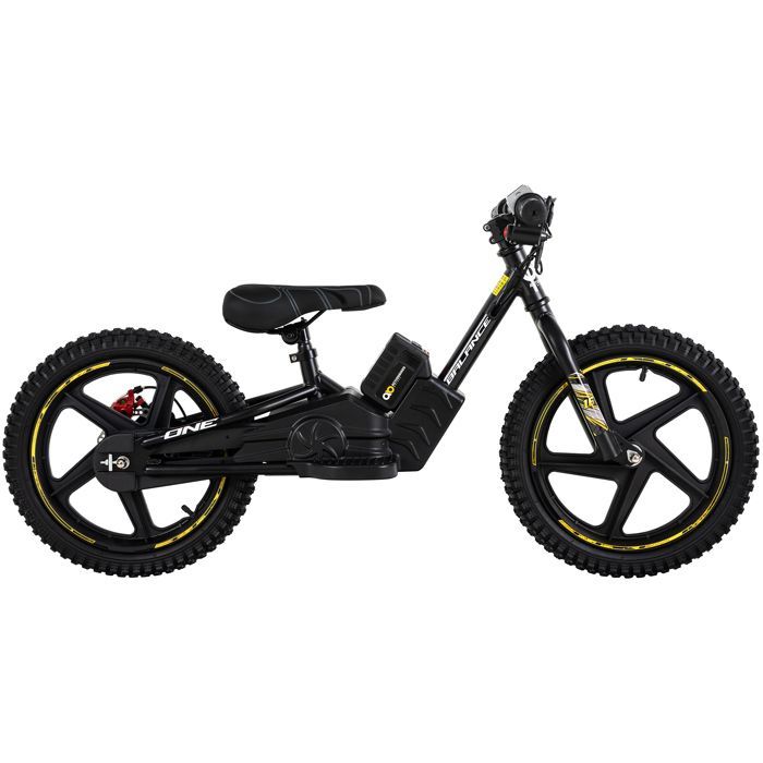 Electric balance bike for children, 16 inches, 250 watts, disc brakes, 3 speeds