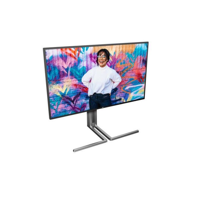 Monitor de PC AOC U27U3CV de 27 polegadas com resolução 4K Ultra HD e tela LCD - Preto