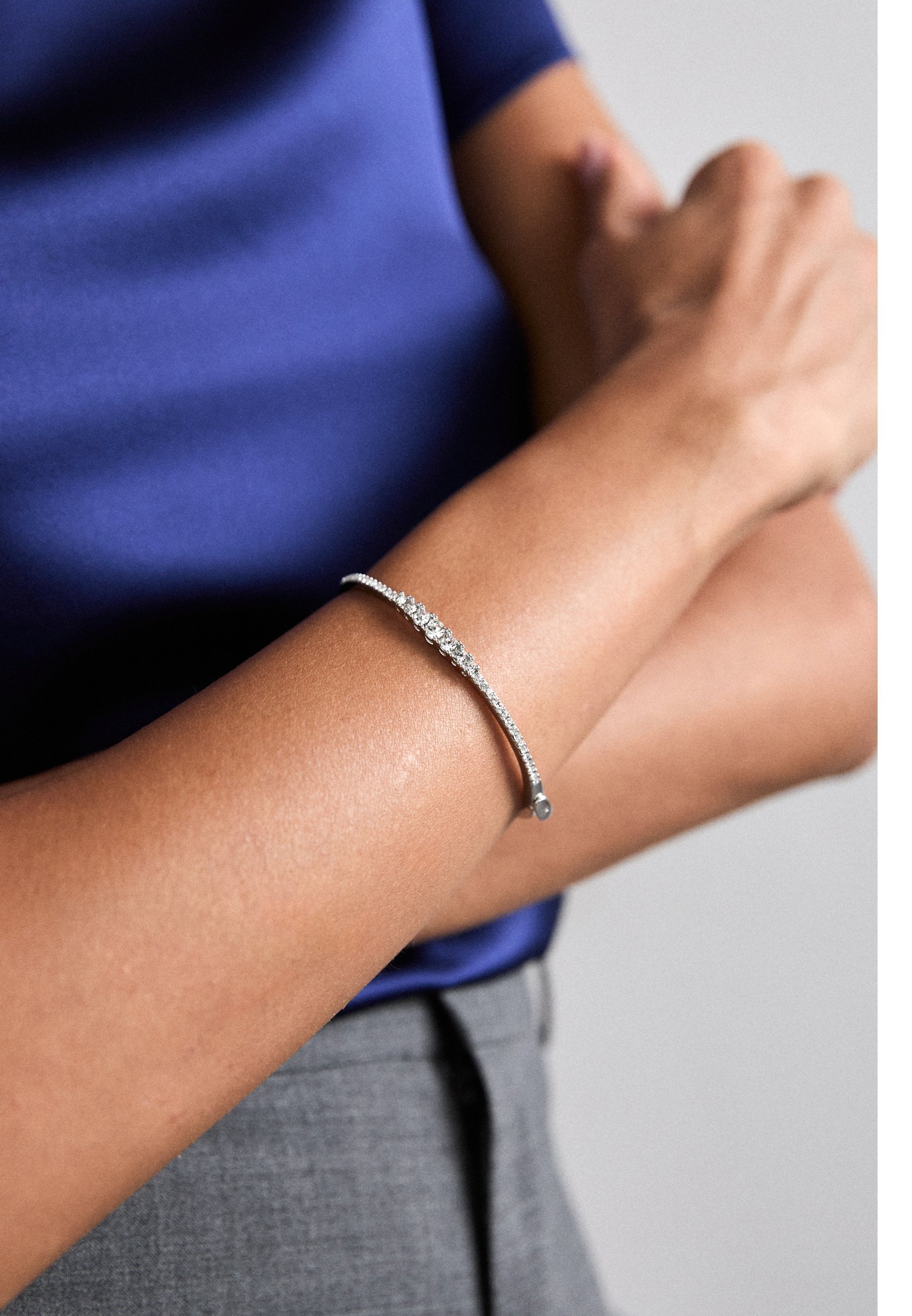 Marchesa stenen armband - Armband - zilverkleurig