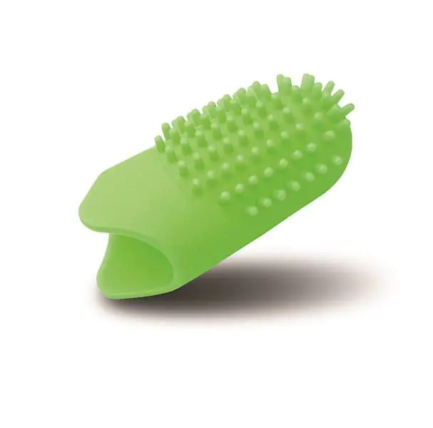 Iko Kids Natural Szczoteczka Na Palec Zielone Jabłuszko uka
