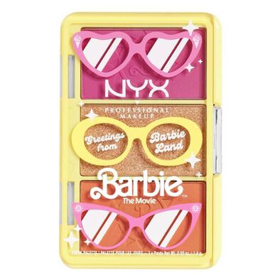 „Nyx Greetings From Barbie Land“ profesionali skaistalų paletė, 1 vnt., 1 vnt.