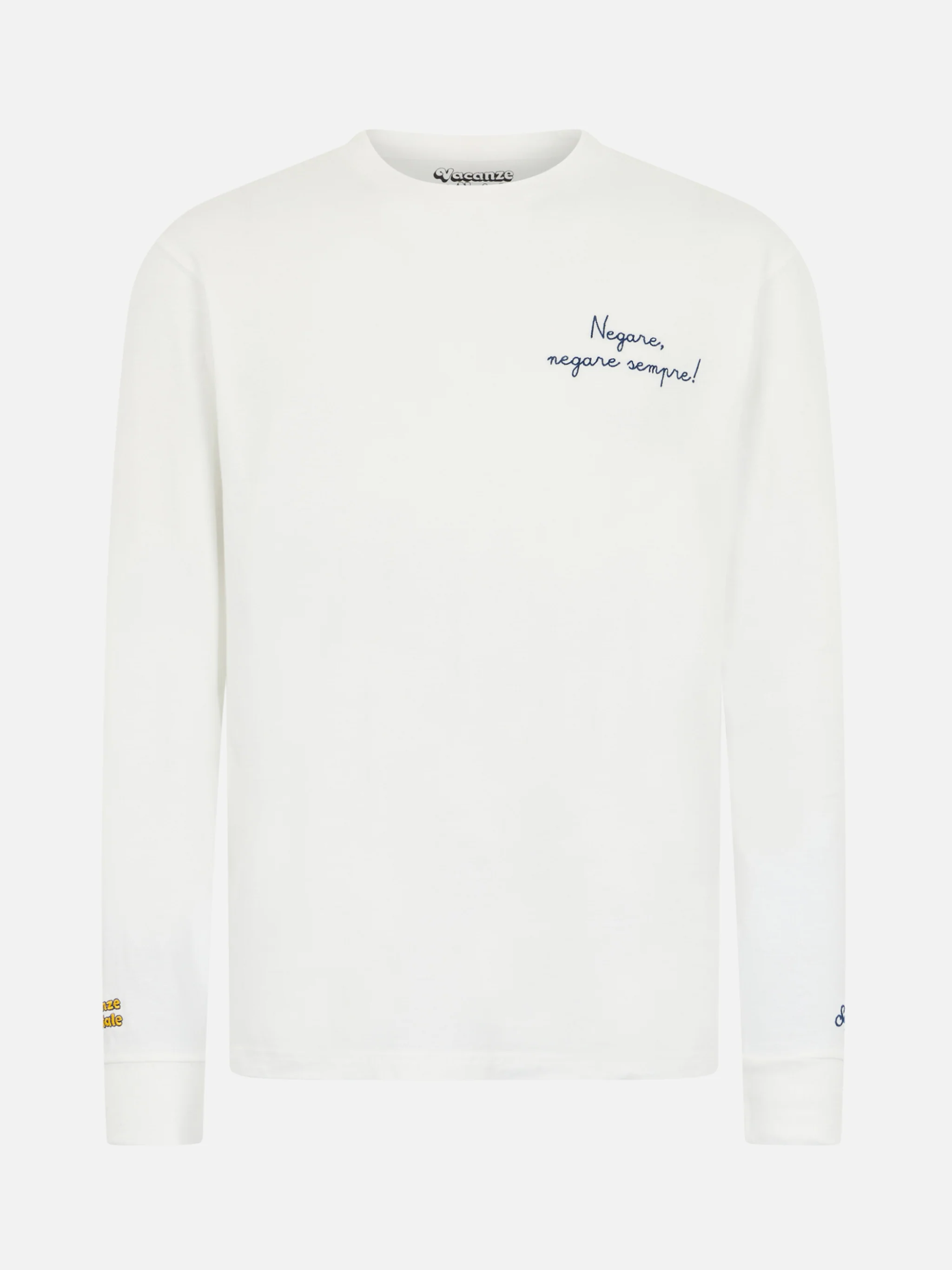 Camiseta blanca para hombre Luton con bordado 