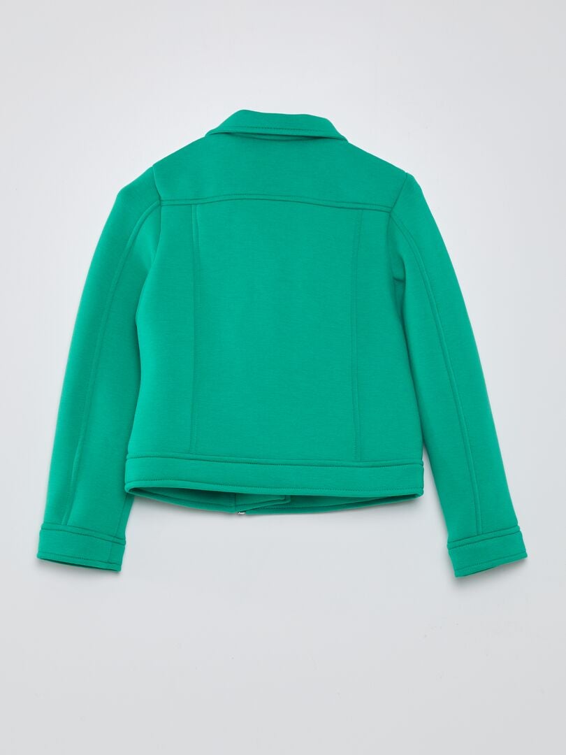 Trui met rits - GROEN