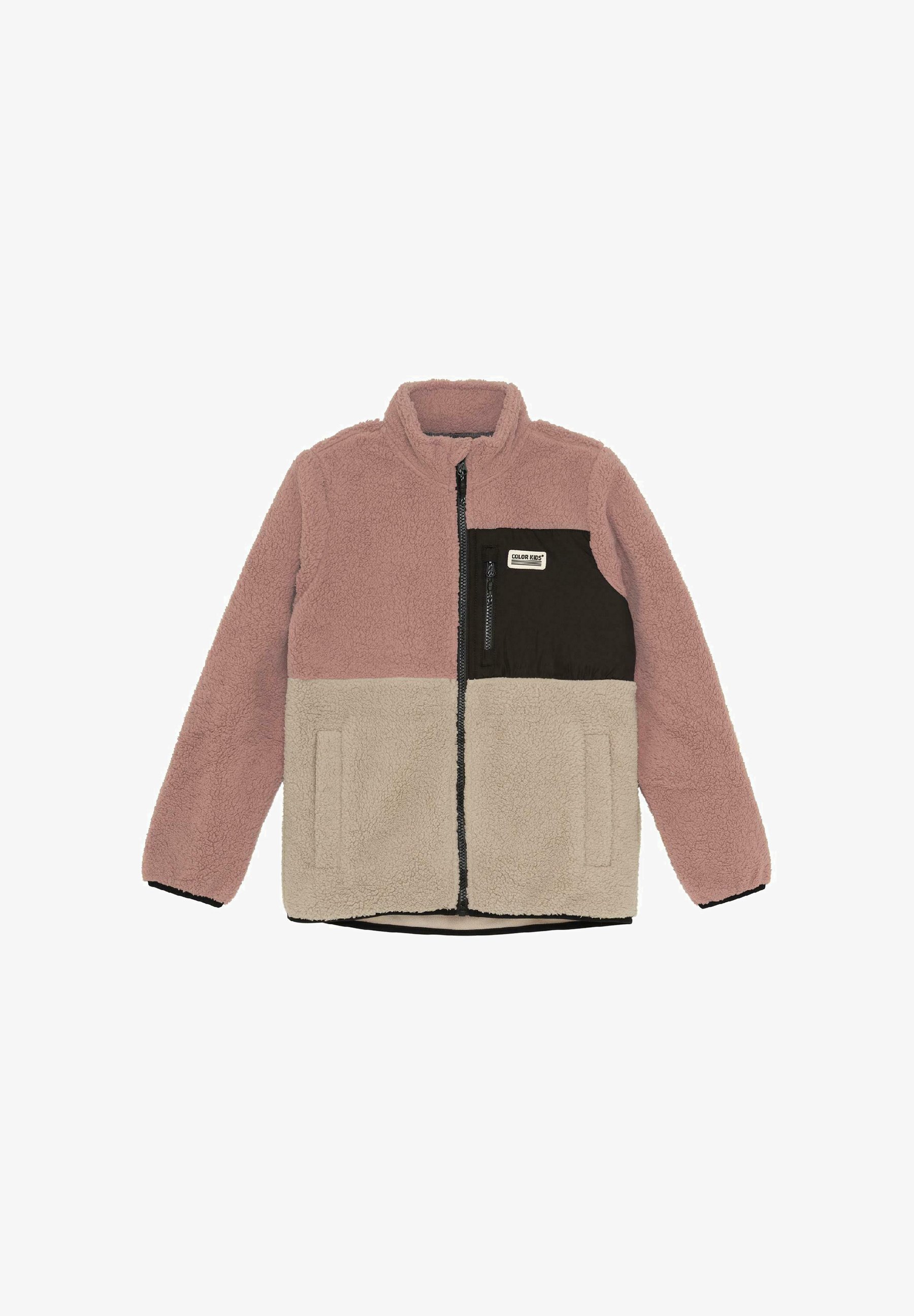 Color Kids COFLEECE JAS - Fleece jas - houtroos