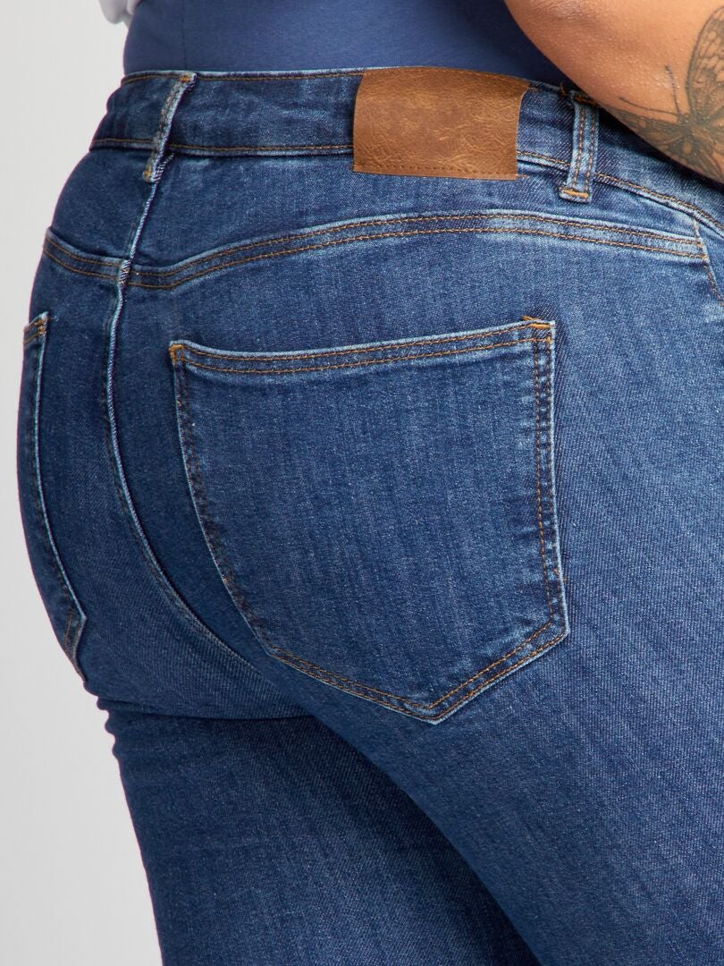 Calça jeans skinny para gestantes - AZUL