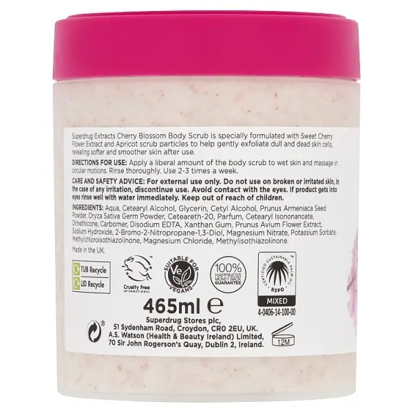 Superdurg Extracts Körperpeeling Kirschblüte 465 ml