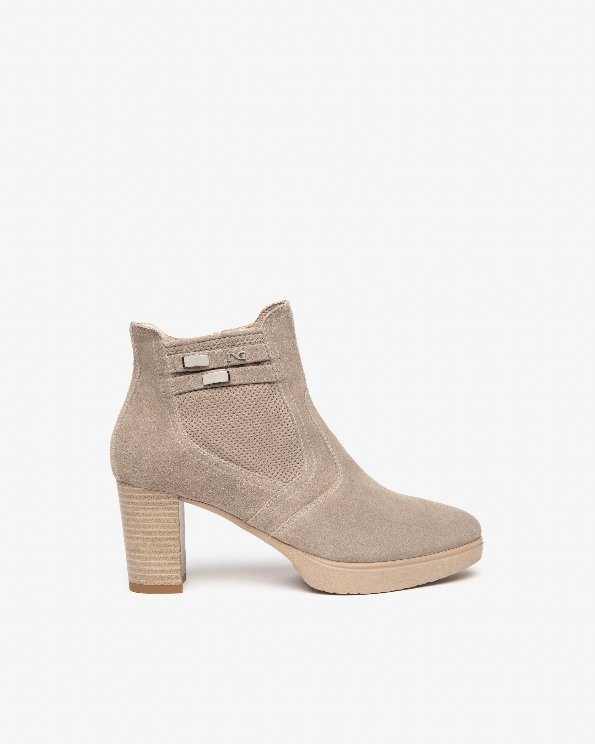  Damen-Wildlederstiefeletten