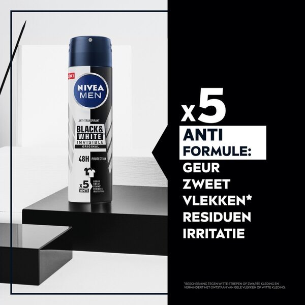 NIVEA Men Black & White Invisible Original антиперспирант спреј 200 мл