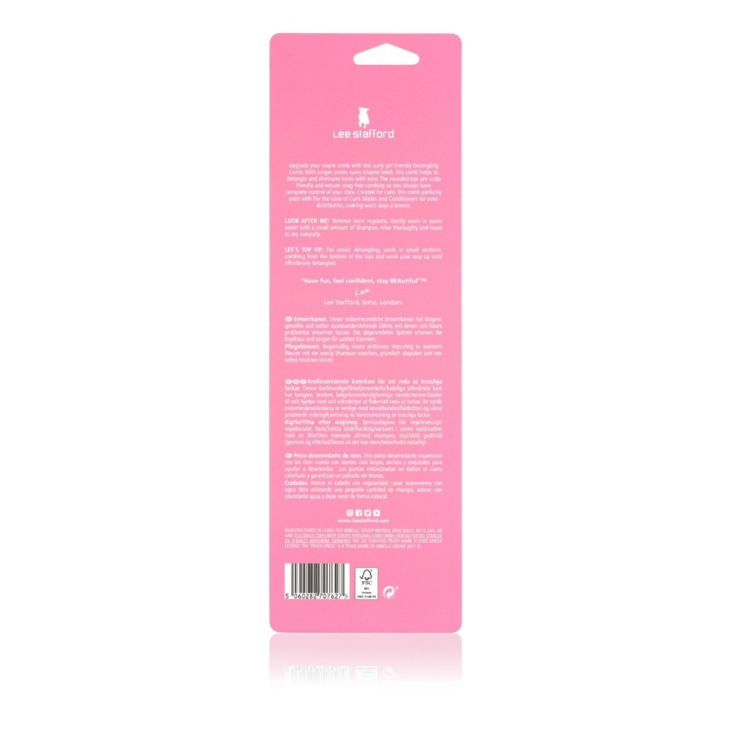 Peigne Lee Stafford pour démêler les boucles -