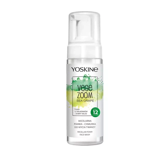 Yoskine Vege Zoom micelarna pianka chmurka do mycia twarzy 160ml