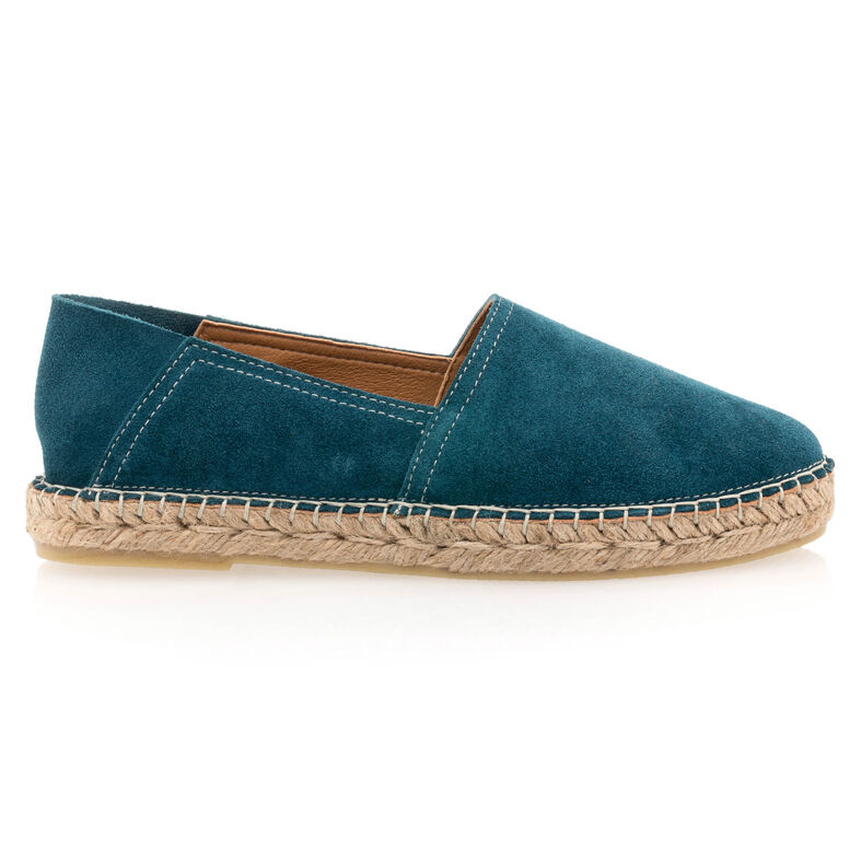 Grüne Damen-Loafer/Bootsschuhe