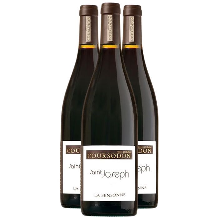 Jérôme Coursodon Saint-Joseph La Sensonne 2023 - Red Wine from the Rhône Valley (3x75cl)
