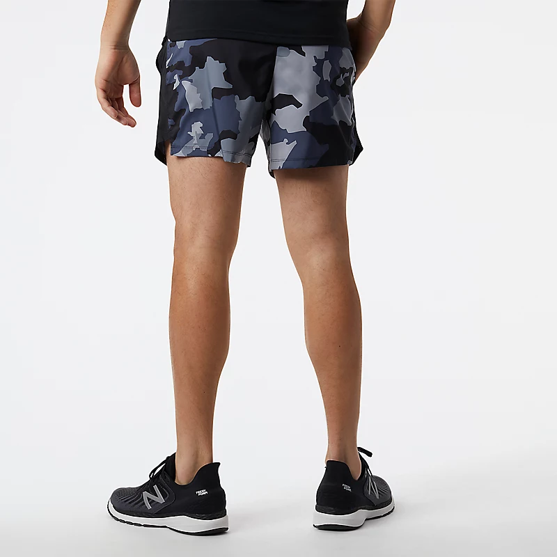 Short imprimé Accelerate 5 pouces pour homme - THUNDER