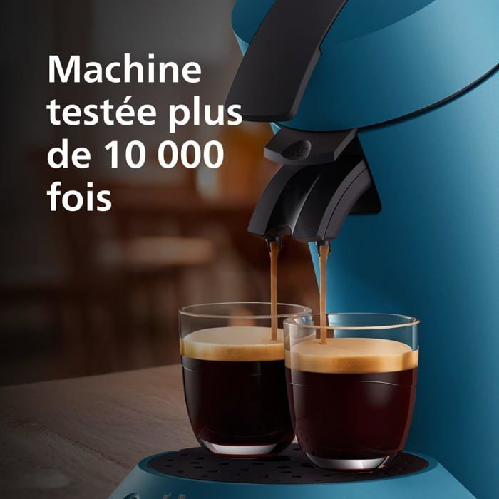 PHILIPS Senseo Original Plus Machine à café à dosettes, Sélection de l'intensité du café, Technologie Coffee Boost, 2 tasses