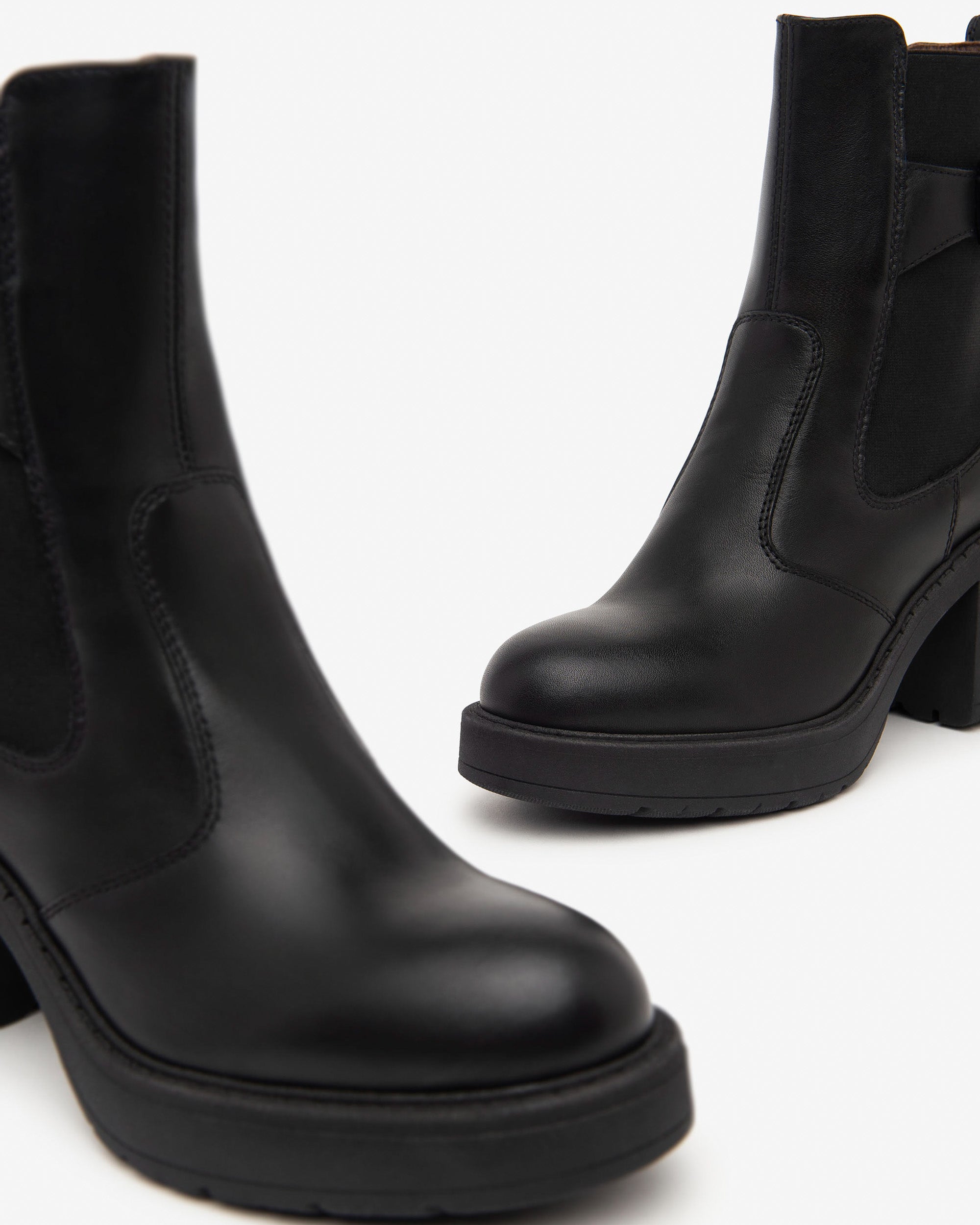  Chelsea-Boots aus Leder für Damen