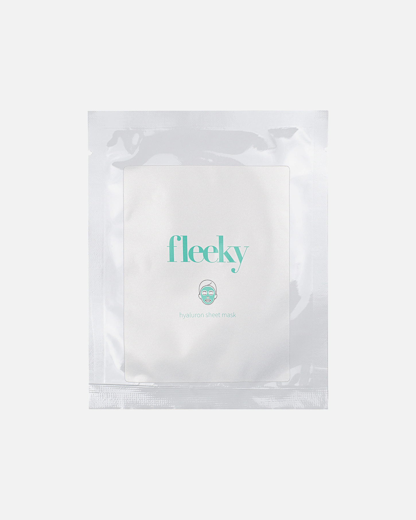 Fleeky Masque Tissu Visage - Régénérant et Hydratant à l'Hyaluronane