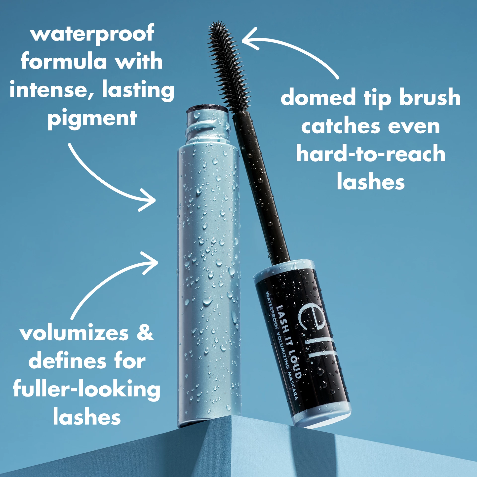 Lash It Loud vodootporna maskara crna - Elf