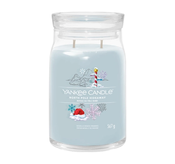 Yankee Candle Signature duża świeca zapachowa North Pole Hideaway 567 g