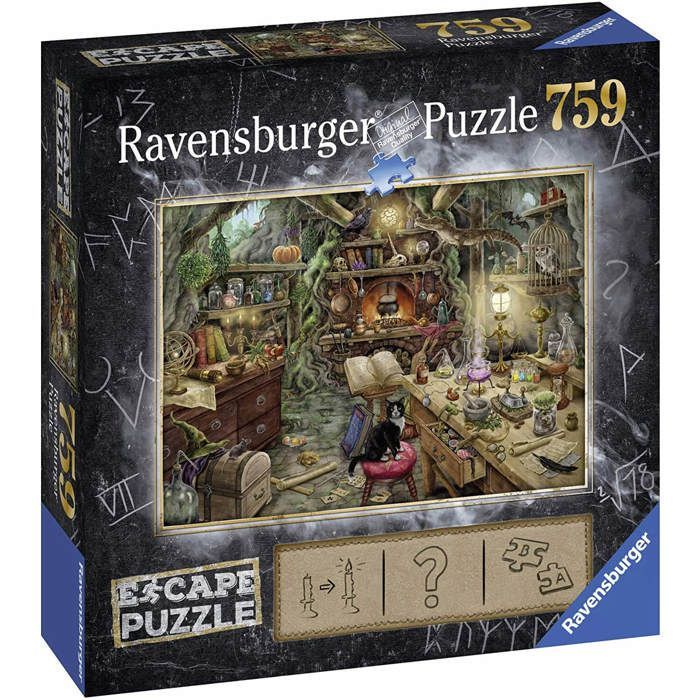 Ravensburger Space Puzzle 759 pieces - Witch's Kitchen - Child - Scene of Life - Brown