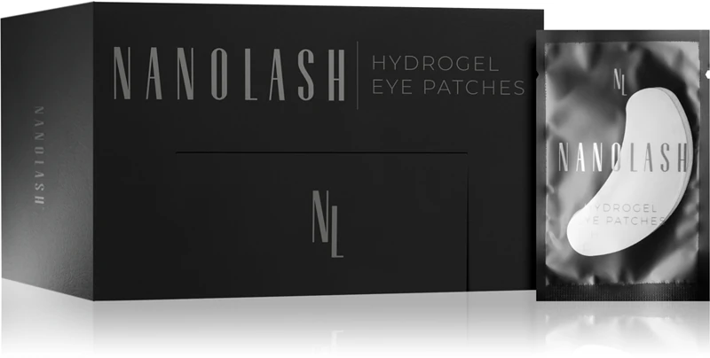 Nanolash Hydrogel Eye Patches: inserções de hidrogel para extensão de cílios.