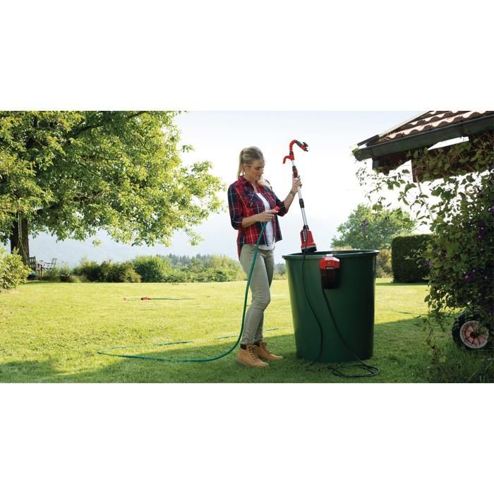 Einhell Pompe d’évacuation pour eaux claires sans fil GE-PP 18 RB Li-Solo PXC (18V) Livré sans Batterie ni Chargeur