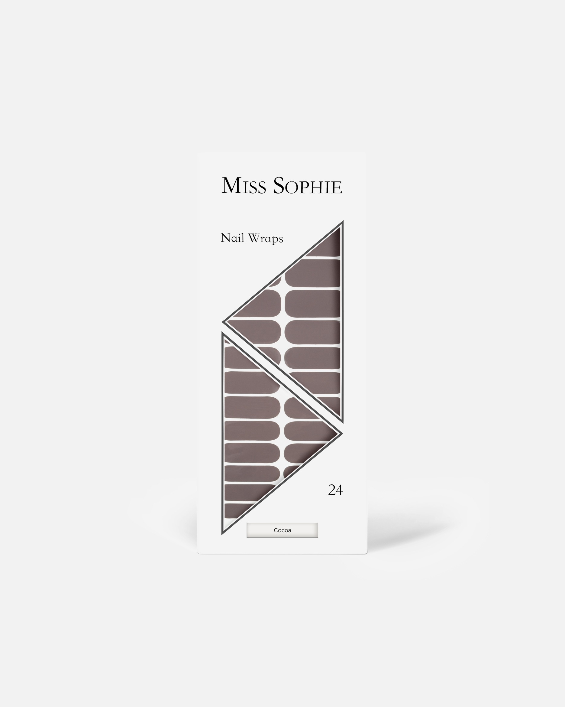 Miss Sophie nagų dizainas kakavos spalvos - 1 vnt.