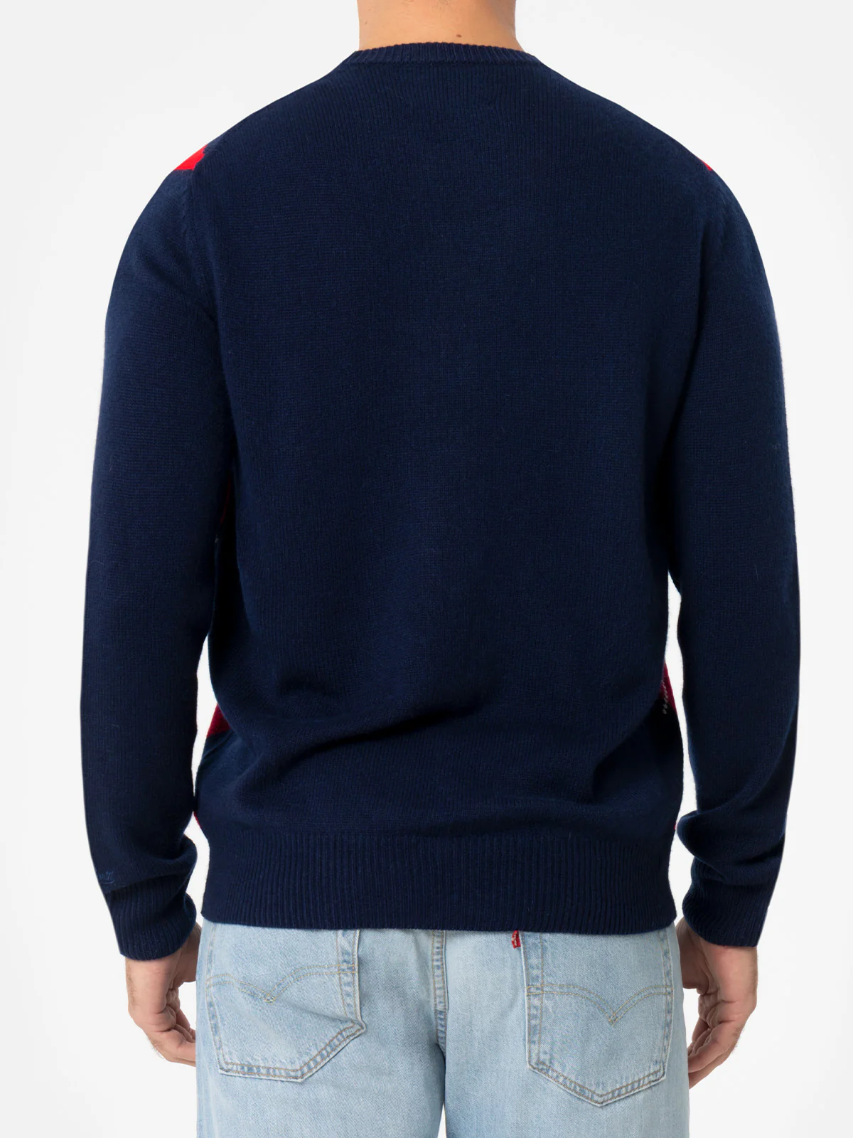 Heron herentrui met argyle-patroon en St. Moritz jacquard