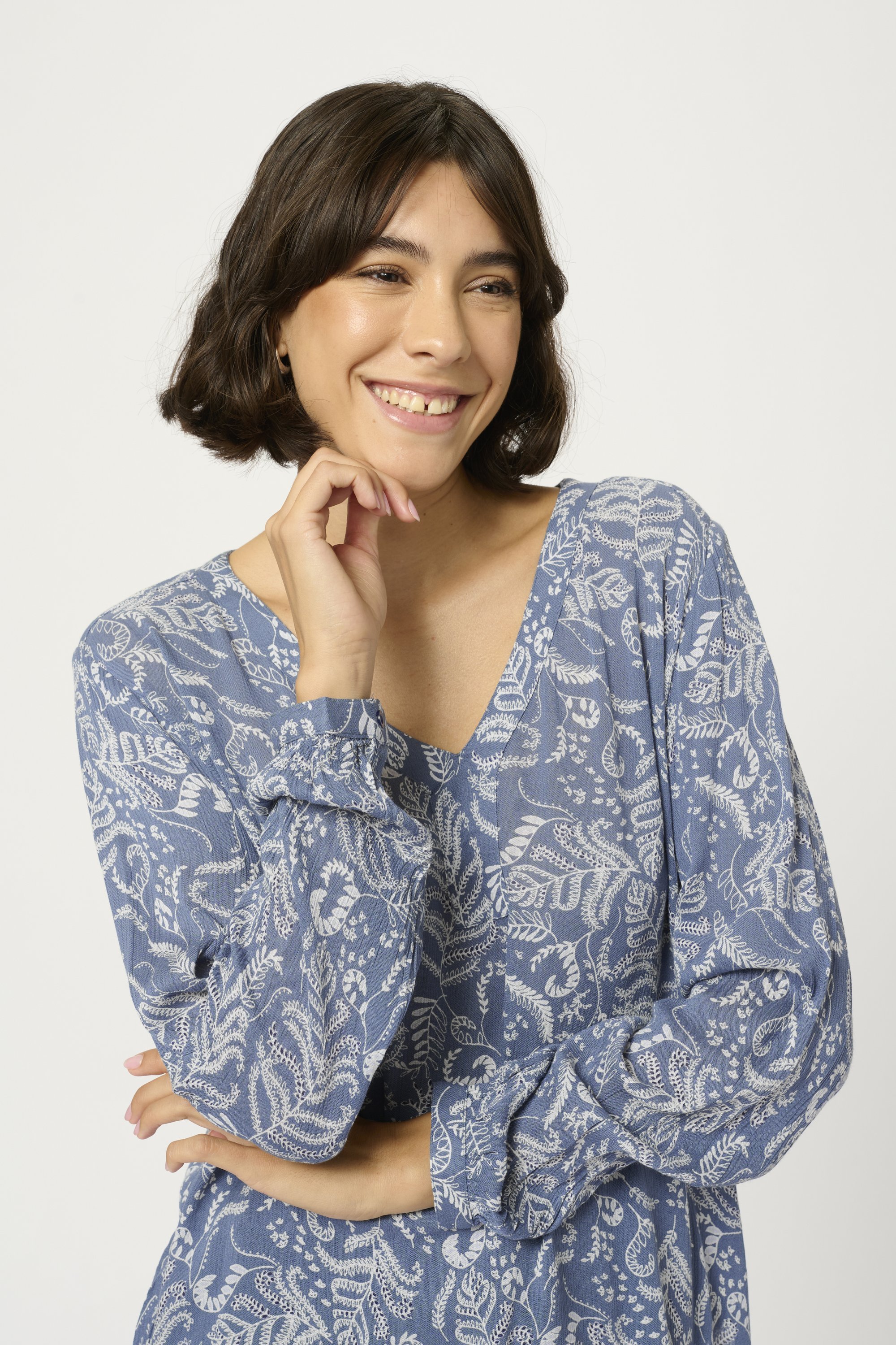 Kaffe KAGEISA - Blouse - vuursteen