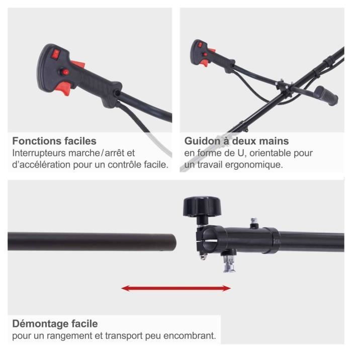 Desbrozadora PBC520 - 52 cc - 42 cm de ancho de corte - arranque manual - SCHEPPACH