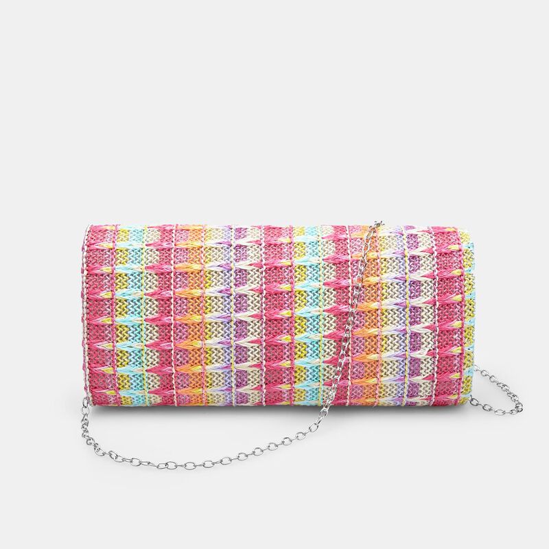 BATA damkuvertväska i raffia