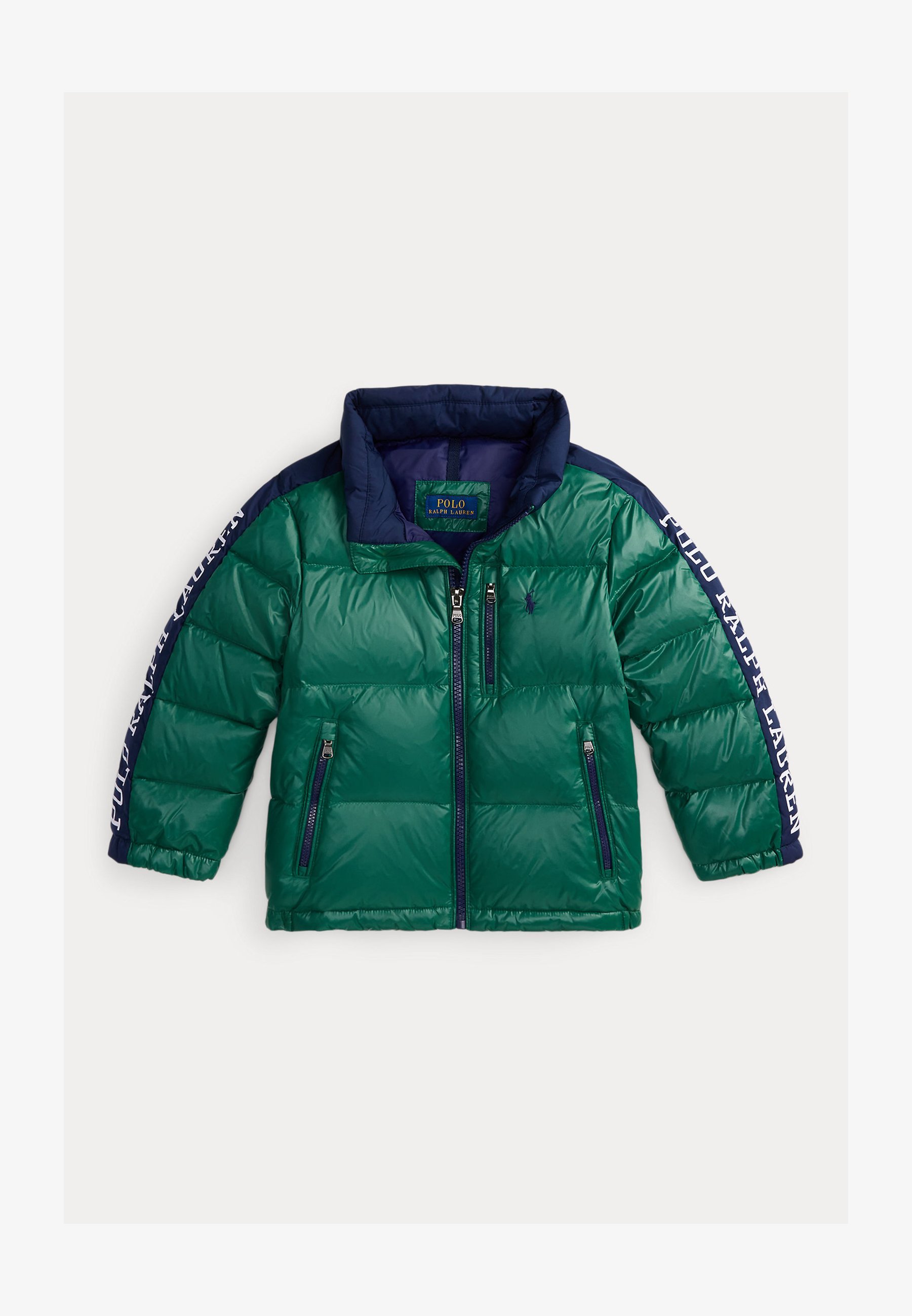 Polo Ralph Lauren LOGO DOWN HOODED JACKET - Kurtka puchowa - new forest