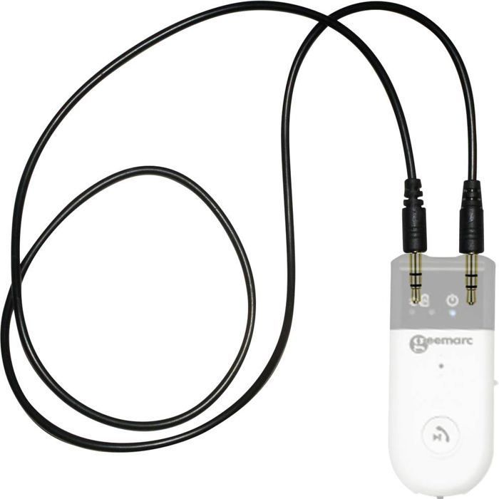 Kit manos libres GEEMARC IBT10Loop - Bluetooth - Negro - Conectividad para dos dispositivos