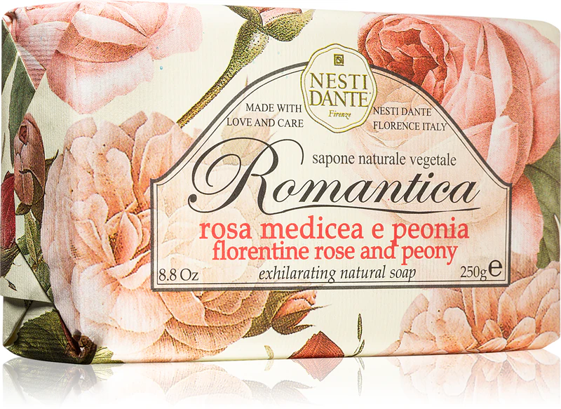 Sabonete natural Nesti Dante Romantica Rosa Florentina e Peônia