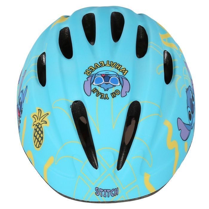 DISNEY Stitch Casque de vélo pour enfants turquoise, léger, réglable 48-52 cm