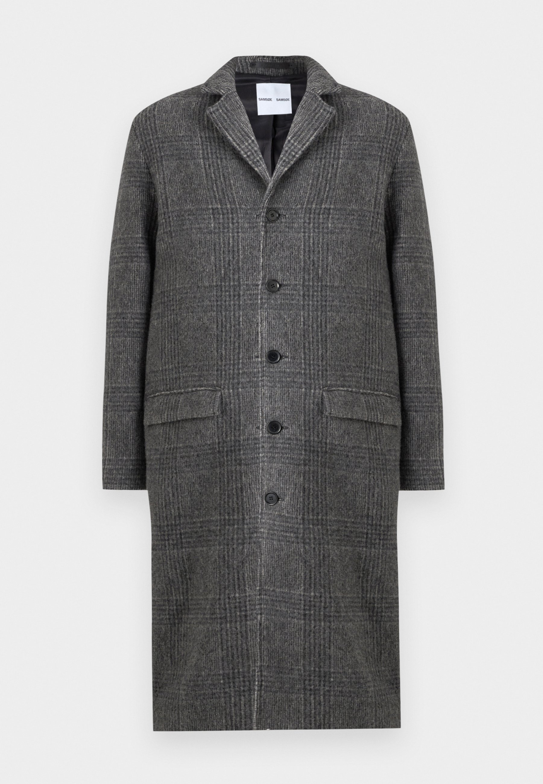 Samsøe Samsøe TESFA COAT - Klasický kabát - šedá