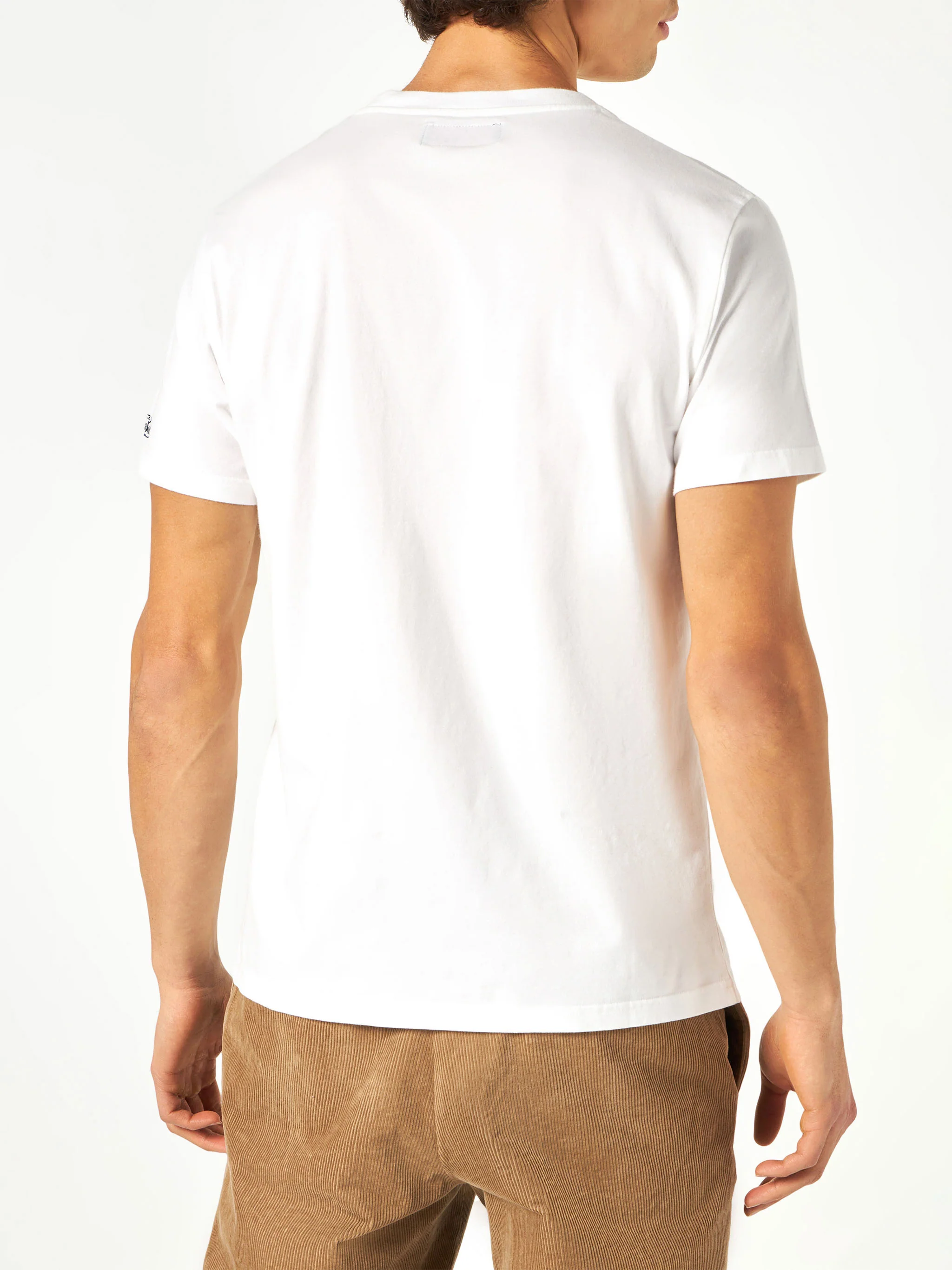 Heren T-shirt met opdruk 'De Kerstman komt eraan' - Vespa Special Edition®