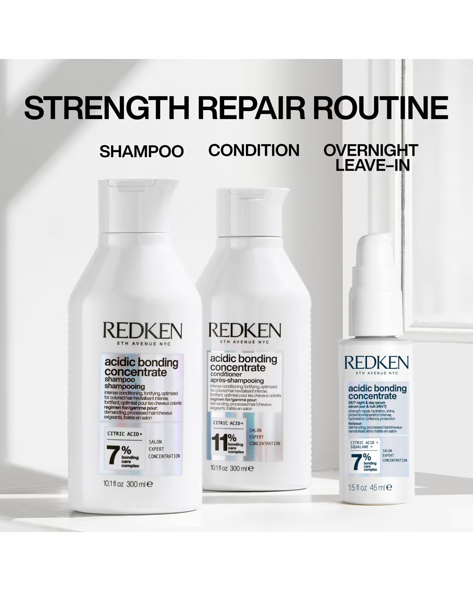 Ser REDKEN Acidic Bonding Concentrate 24/7 zi și noapte - pentru păr deteriorat