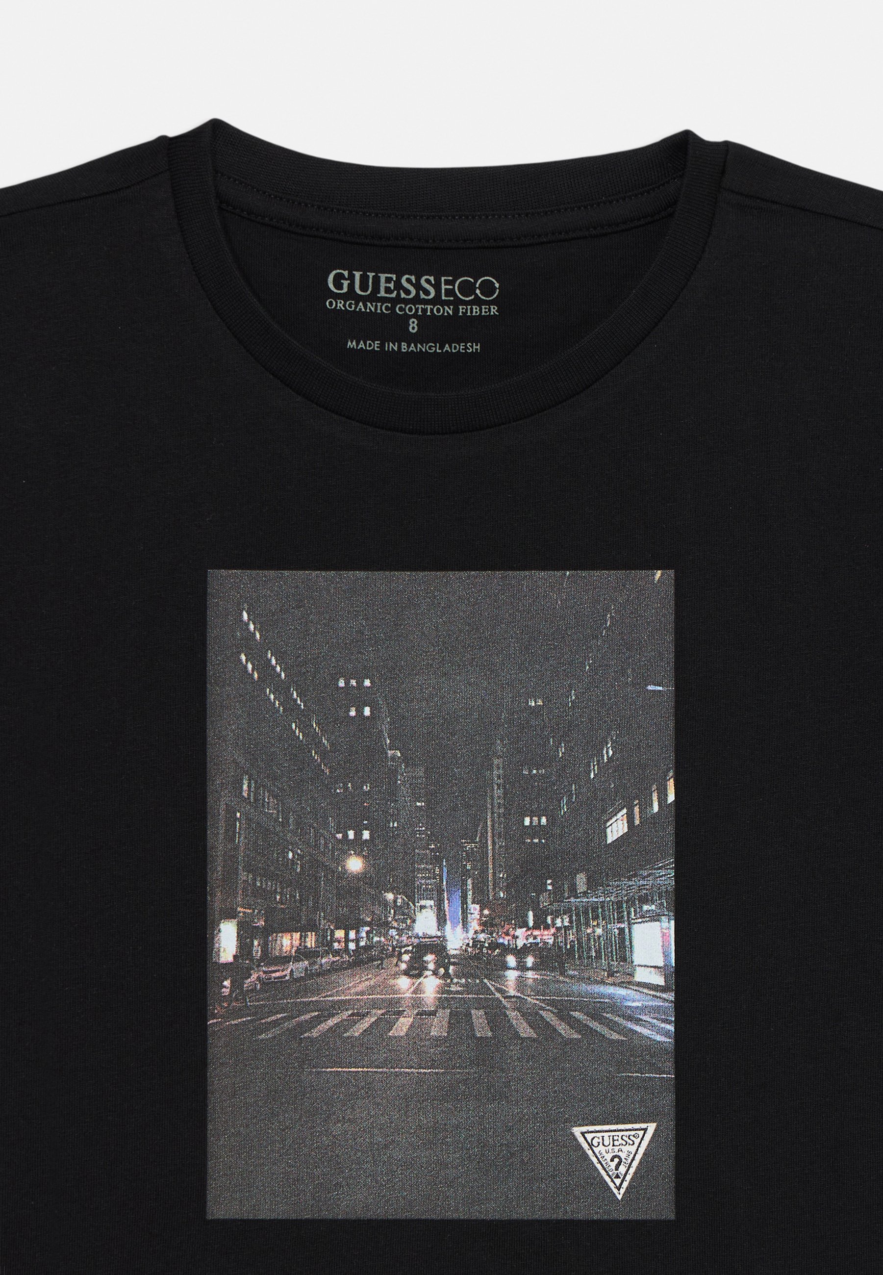 Guess JUNIOR - T-shirt met print - gitzwart
