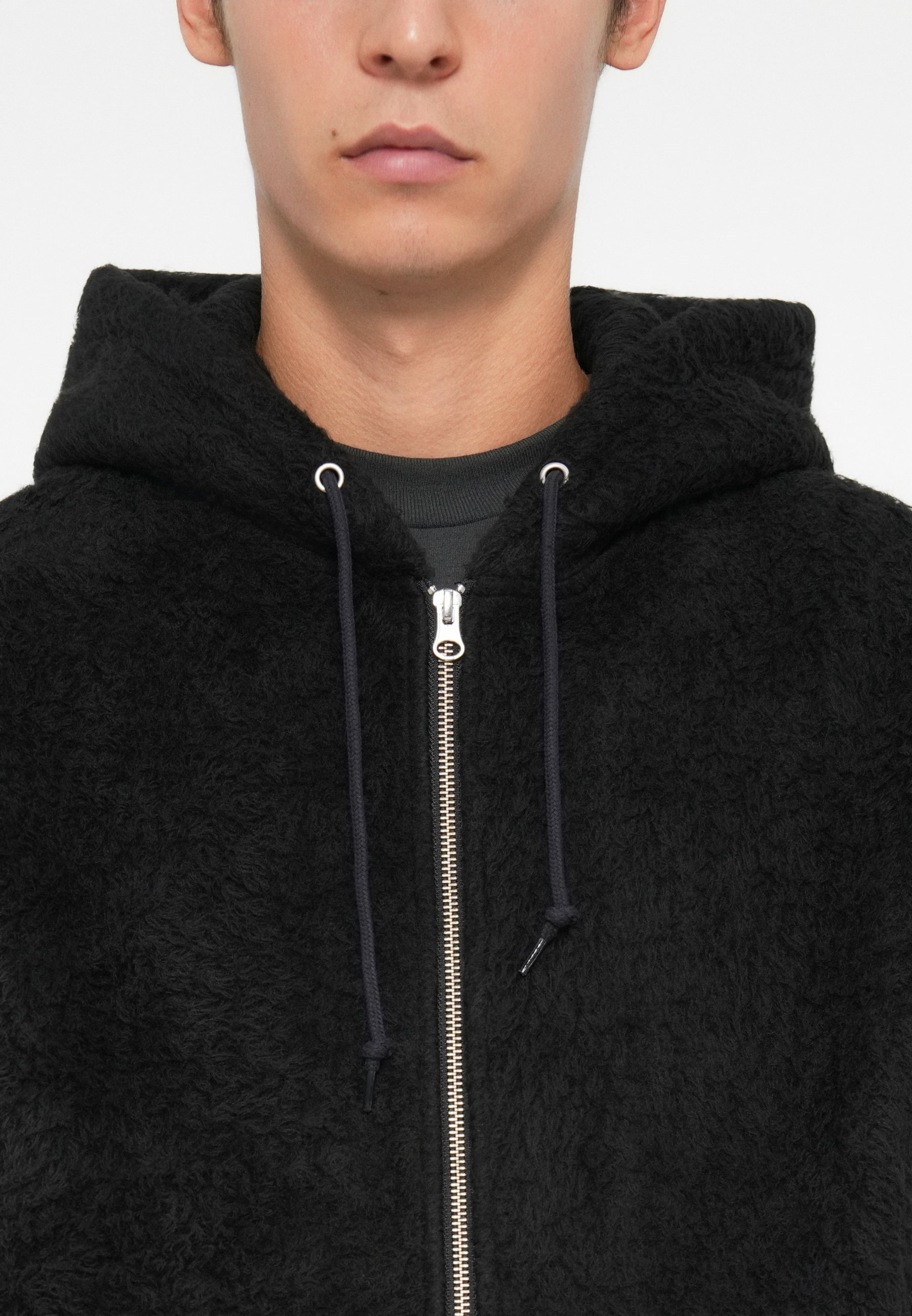 HUF CORSO HOODIE UNISEX - Sweatshirt met rits - zwart
