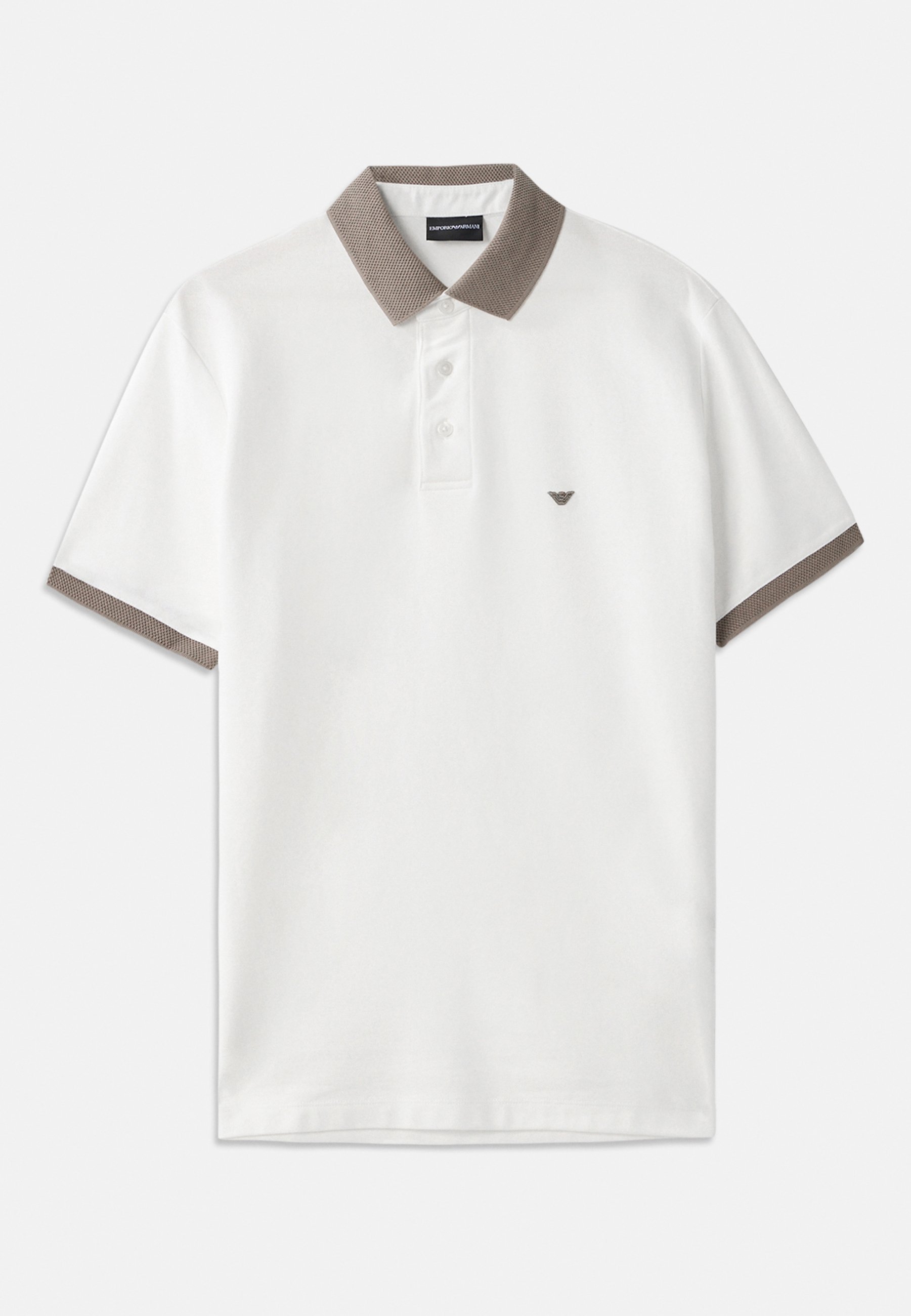 Polo Emporio Armani - Blanc neige