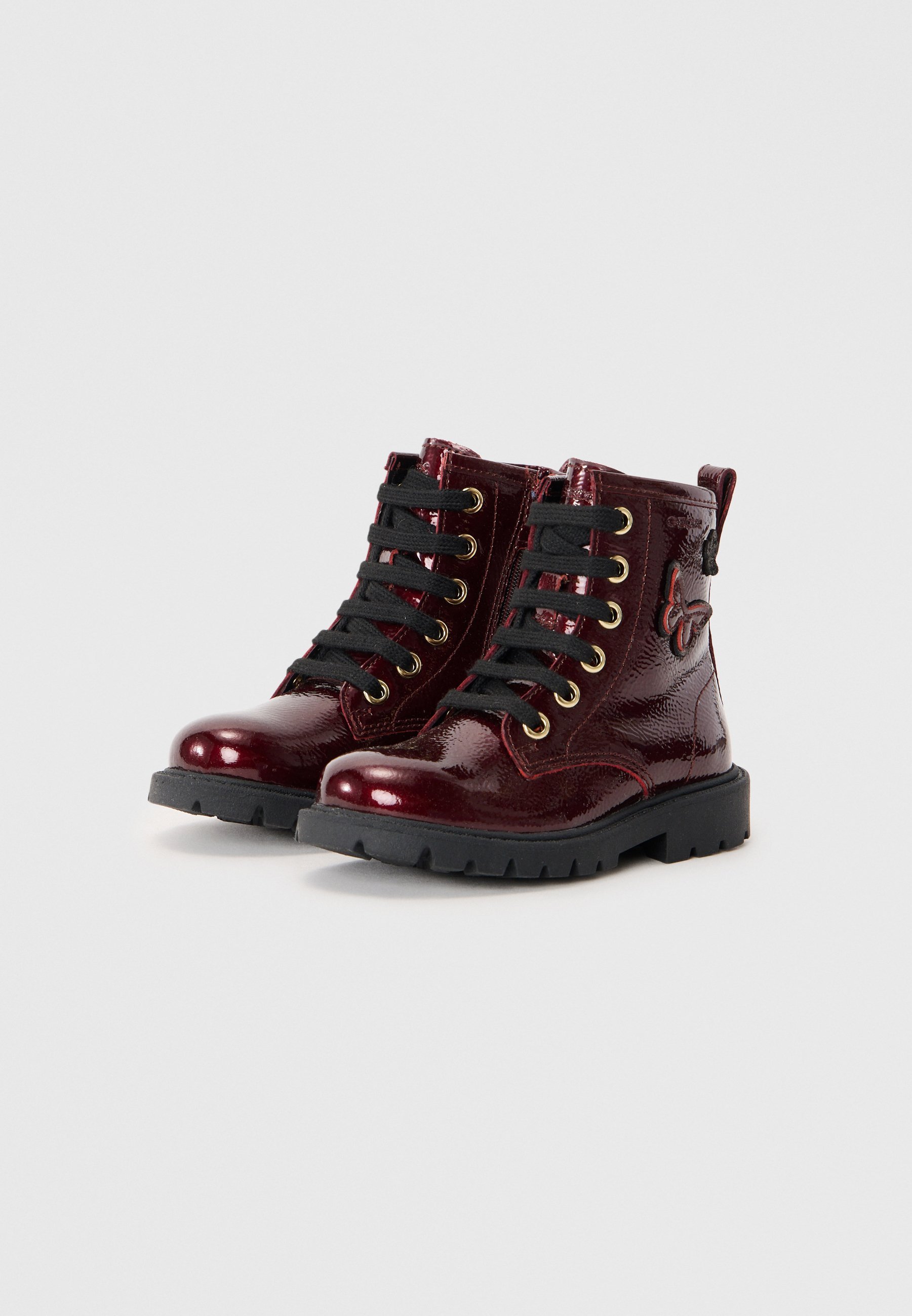 Geox SHAYLAX GIRL - Stivaletti classici - bordeaux