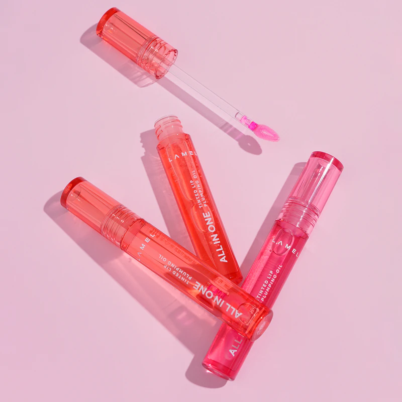 Óleo Labial Volumizador com Cor Tudo em Um LAMEL
