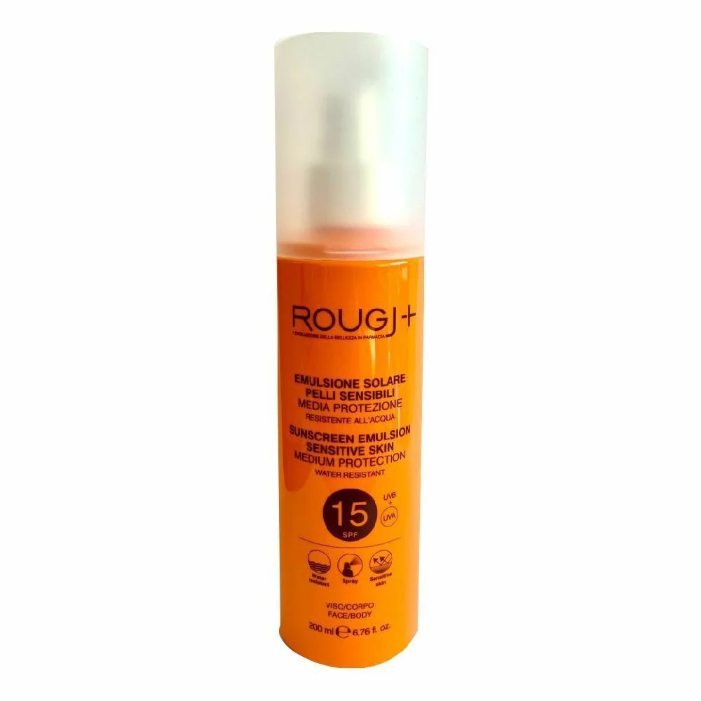 ROUGJ Solare SPF 15 zonnebrandcrème emulsie voor de gevoelige huid 200 ml