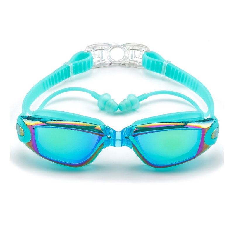 Professional Swimming Glasses Men and Women Ear Plug Waterproof anti fog Adult Swimming Pool Goggles Natacion Swim Eyewear