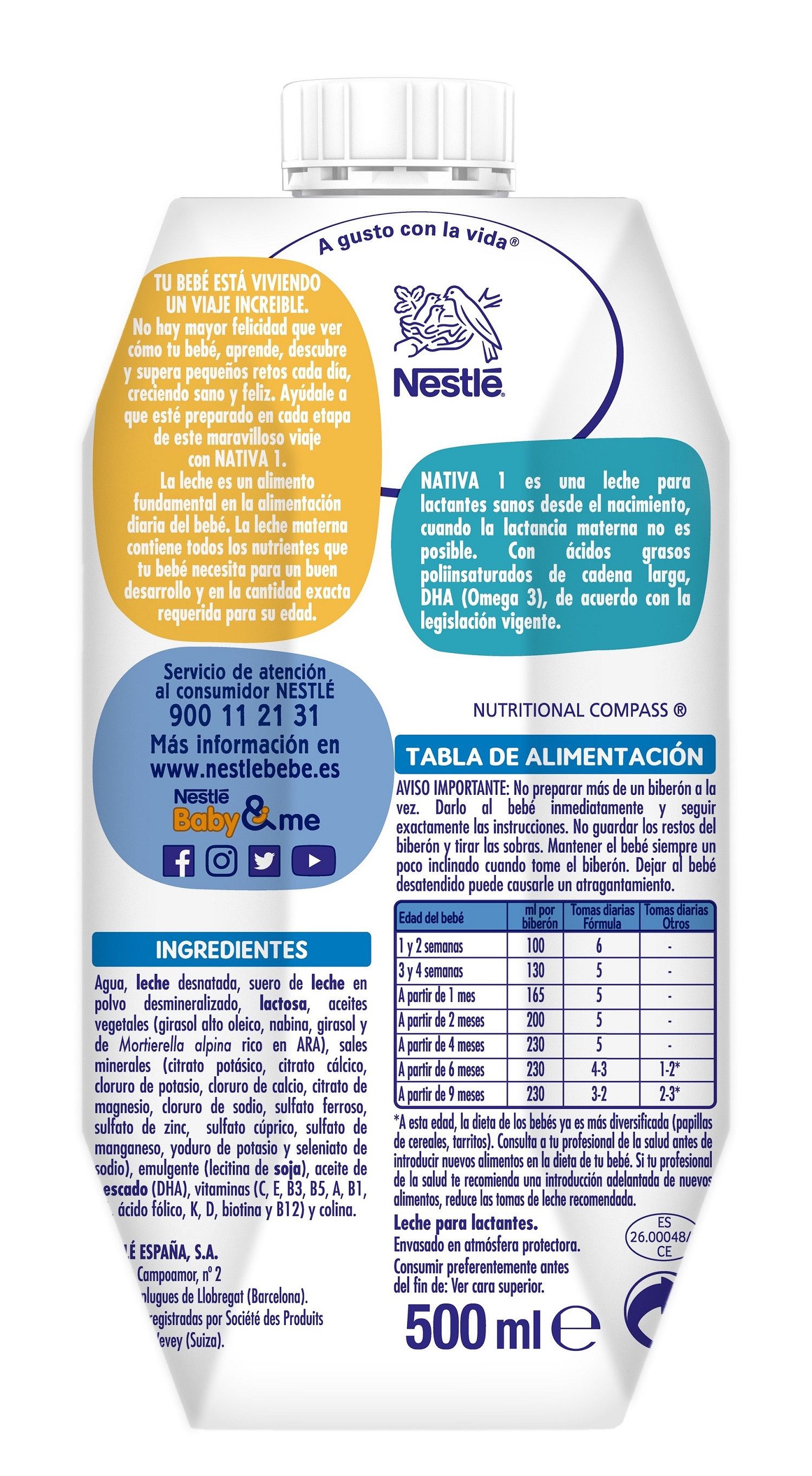 „Nidina 1 Premium“ kūdikių mišinys Produktai kūdikiams ir vaikams