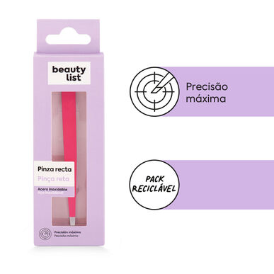 Beauty List Pinça Angular Rosa